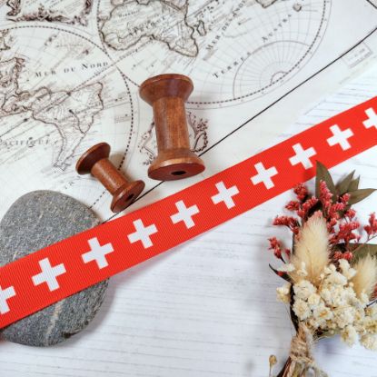 Picture of Switzerland Flag Printed Ribbon