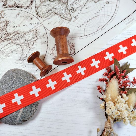 Picture of Switzerland Flag Printed Ribbon