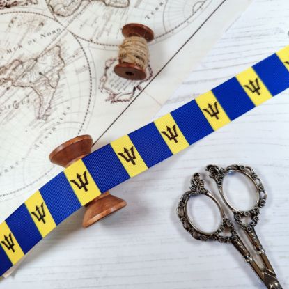 Picture of Barbados Flag Printed Ribbon