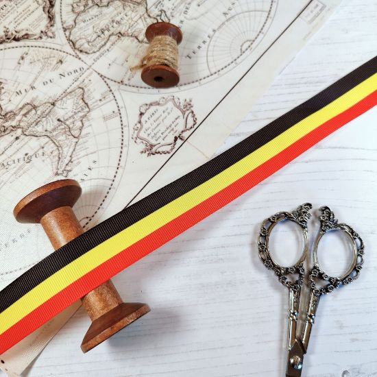 Picture of Belgium Flag Printed Ribbon