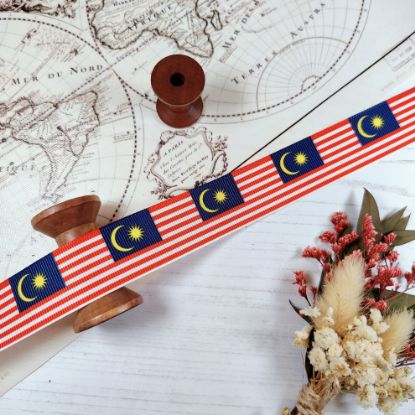 Picture of Malaysia Flag Printed Ribbon
