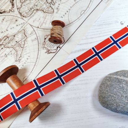 Picture of Norway Flag Printed Ribbon