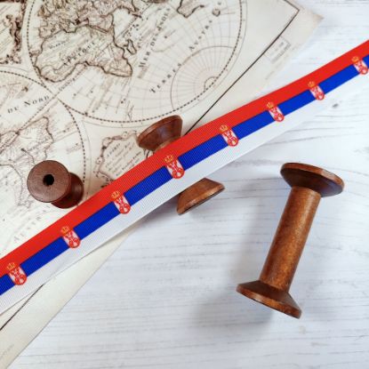 Picture of Serbia Flag Printed Ribbon