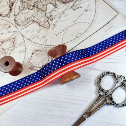 Picture of USA Flag Printed Ribbon