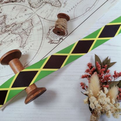 Picture of Jamaica Flag Printed Ribbon