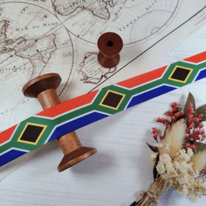 Picture of South Africa Flag Printed Ribbon