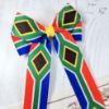 Picture of South Africa Flag Handmade Bow