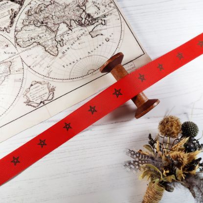 Picture of Morocco Flag Printed Ribbon