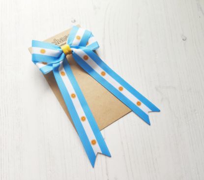 Picture of Argentina Flag Handmade Bow