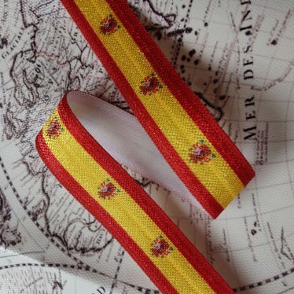 Picture of Spanish Flag Printed Elastic