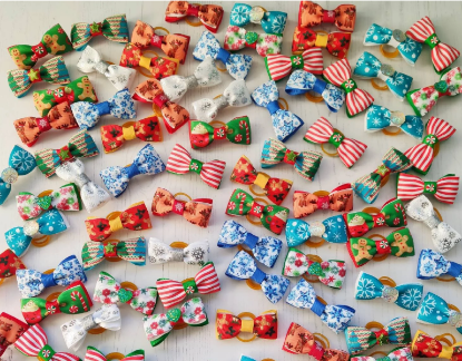 Picture of Christmas Dog Bows 200 Pack
