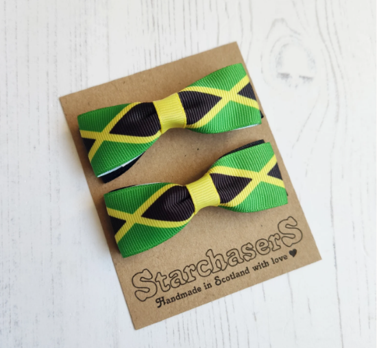 Picture of Small Flag Bows Pack of 2 - Carribean Countries